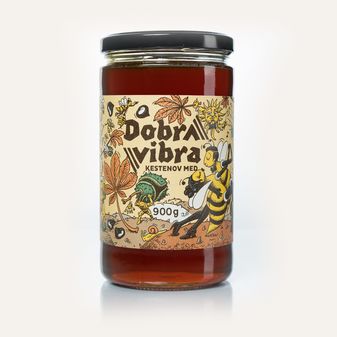 Dobra Vibra Med Kesten 900g -  Varžak med