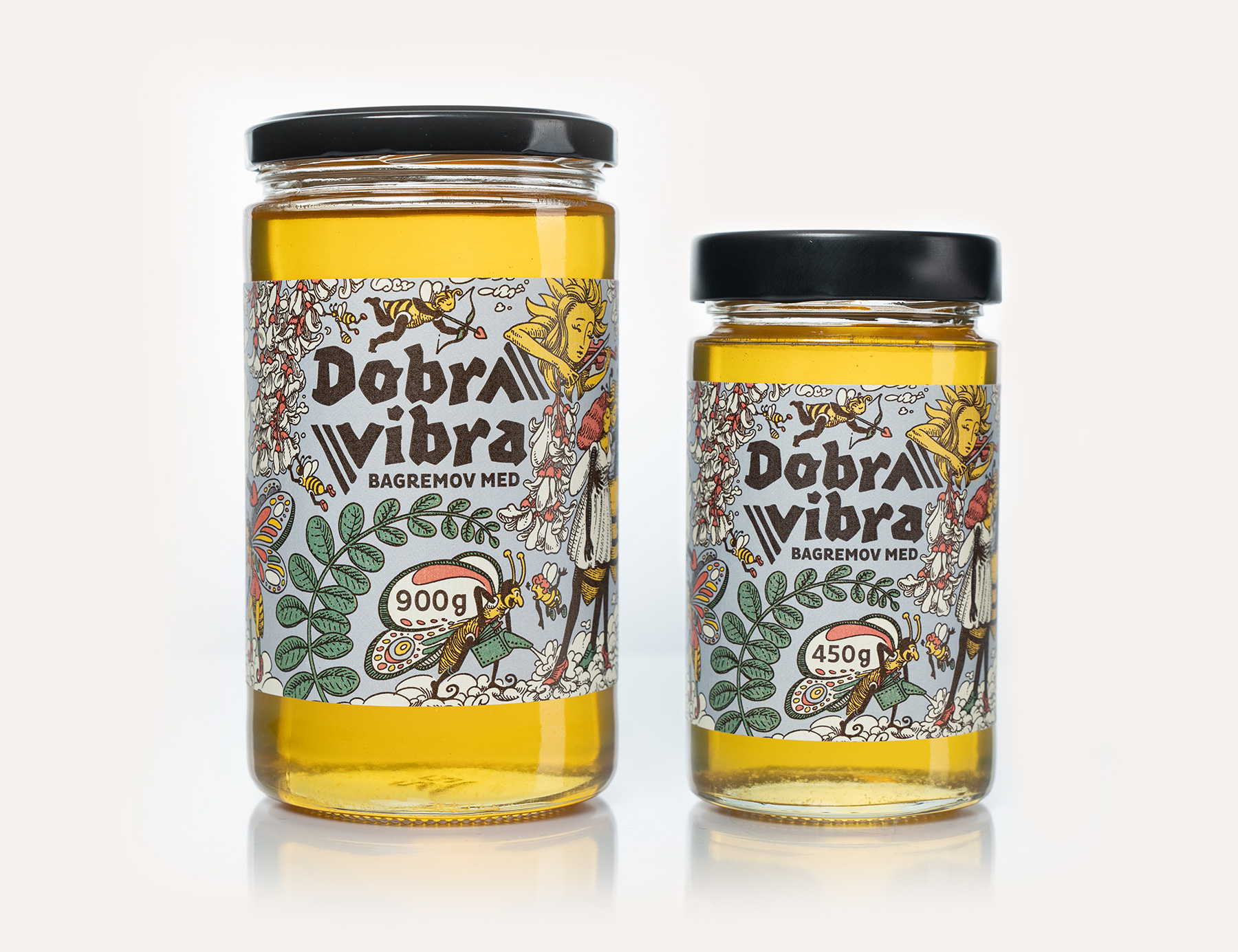 Varžak Med - Dobra Vibra - Bagrem 900g i 450g